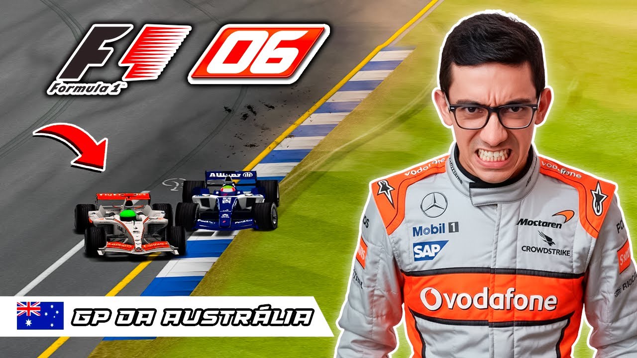 DISPUTA INSANA na AUSTRÁLIA | F1 2006 PS2 | MODO CARREIRA (Ep. 22 – T2)