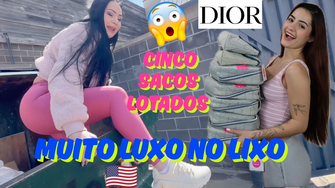 #dumpsterdiving  CINCO SACOS LOTADOS NESSE DUMPSTER! ACHAMOS ATE DIOR!