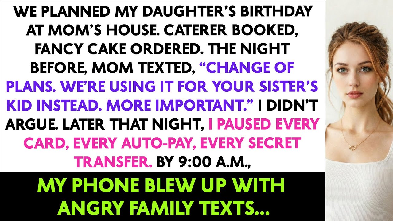 We Planned My Daughter’s Birthday At Mom’s House. Caterer Booked, Fancy Cake Ordered. The Night...