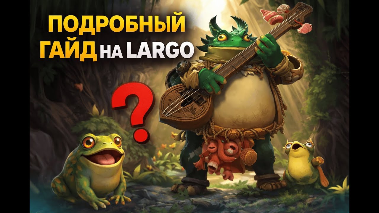 Подробный гайд на Largo. Как играть, как побеждать, фишки. Патч 7.40