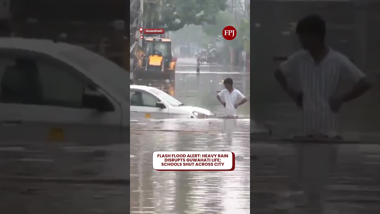 Flash Flood Alert: Heavy Rain Disrupts Guwahati Life; Schools Shut Across City