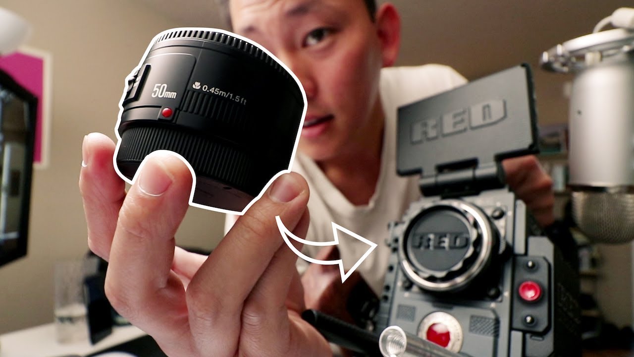 $48 Lens on a RED Cinema Camera | Yongnuo 50mm f1.8 Lens
