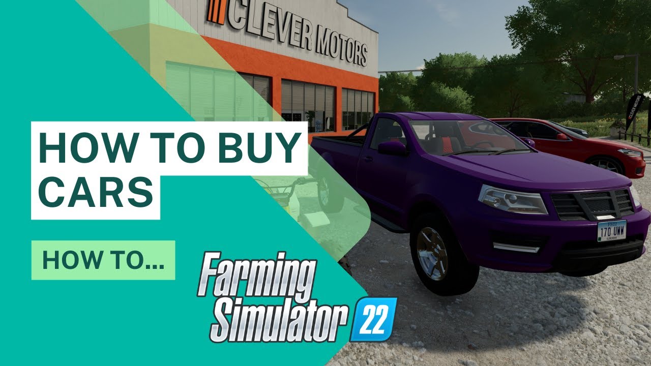 Как купить автомобили на FS22