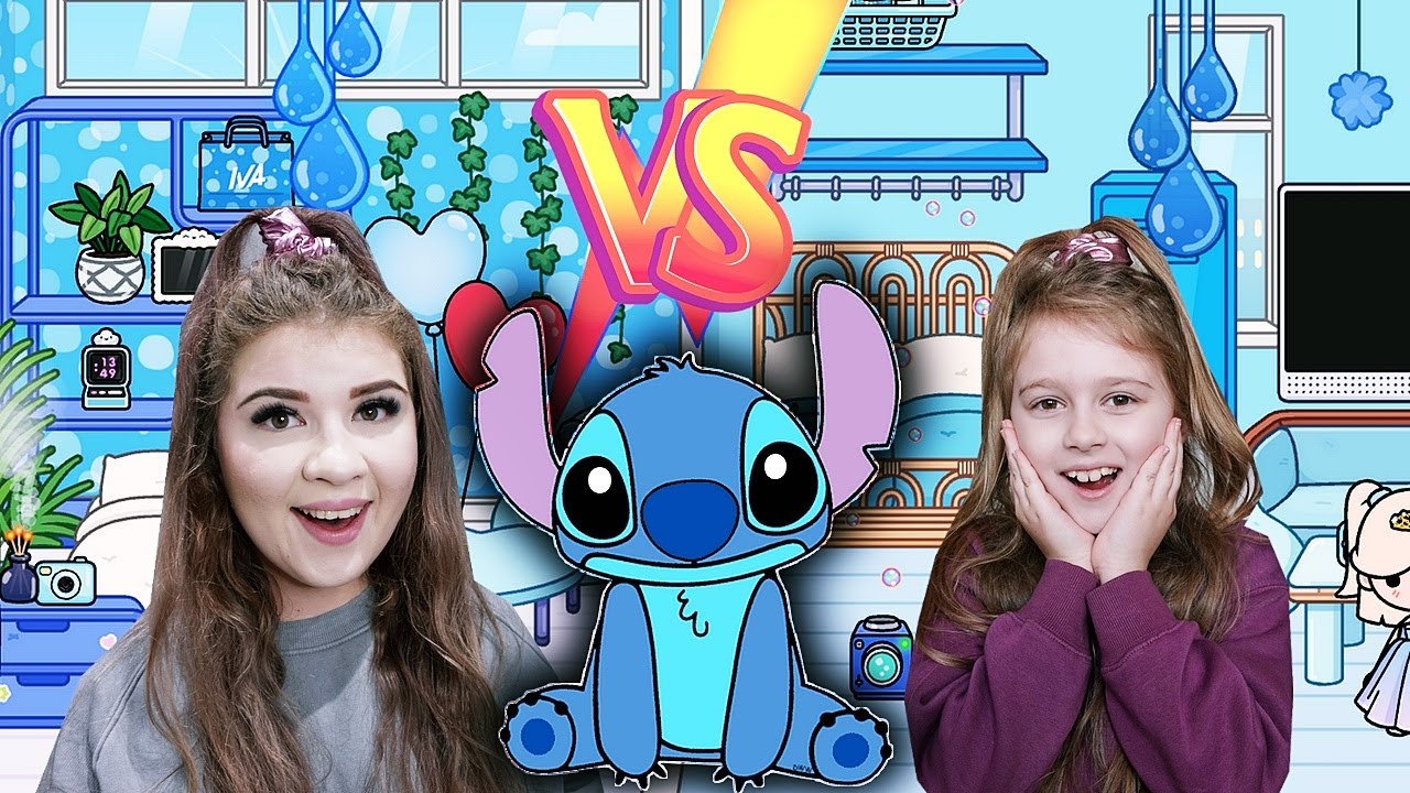 KTO ZROBI LEPSZY POK&Oacute;J DLA STITCHA 💜 DARIA VS OLIWKA CHALLENGE 💜