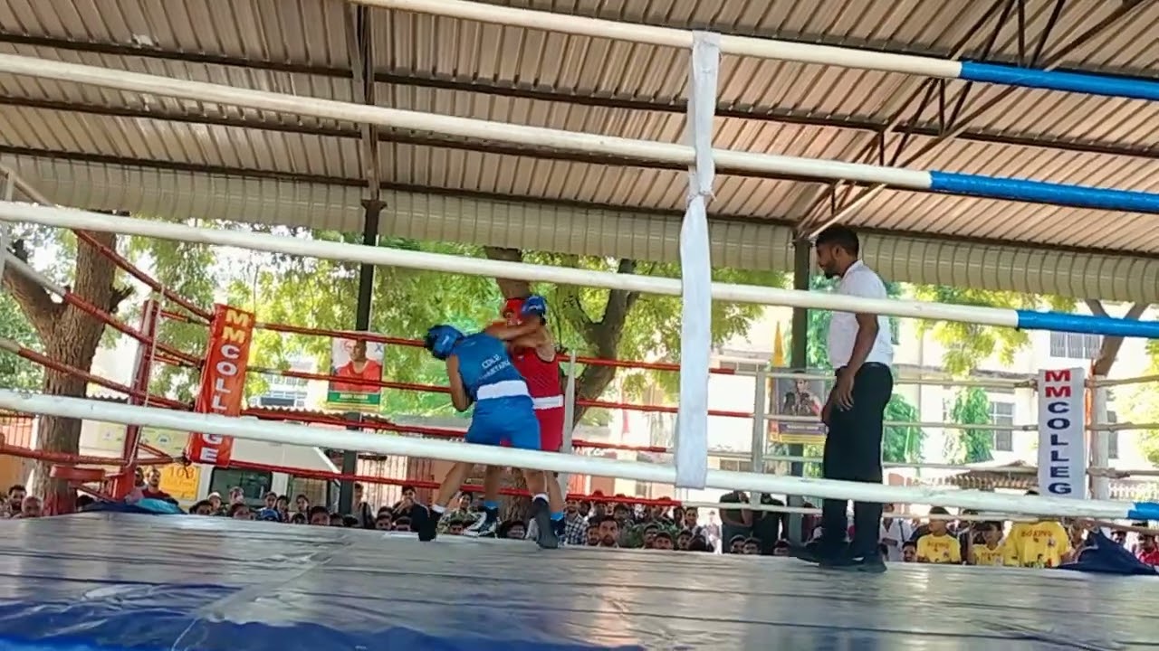 RED (ANSHU) Vs BLUE (NISHA) #boxing #fighter #sports #viral #strength  #trending #motivation 