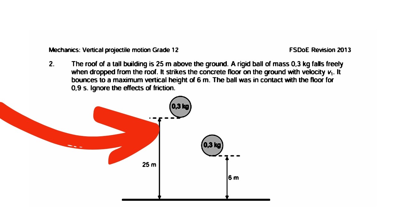 Vertical Projectile Motion Grade 12  | The only video you need to watch!