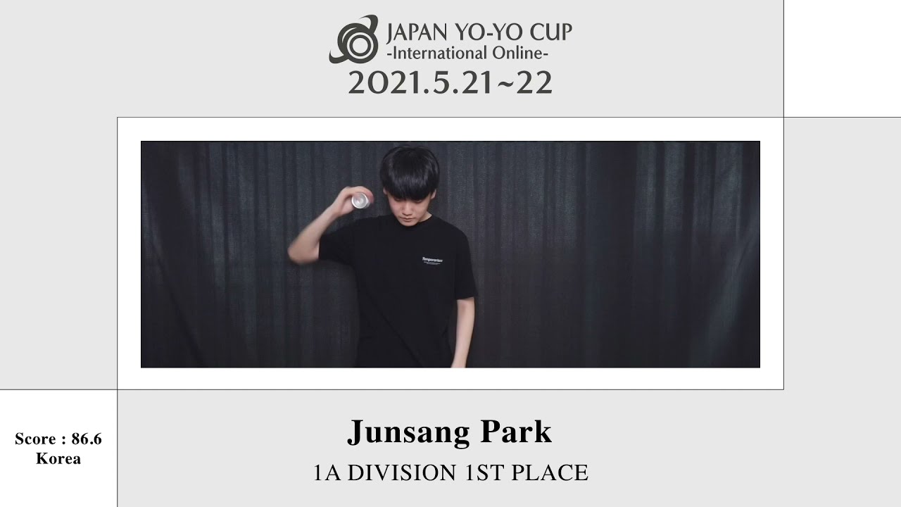 Junsang Park - 1A Division - 1st [JAPAN YO-YO CUP -International Online- 2021]