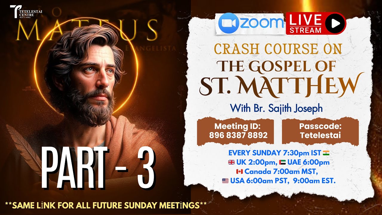Crash Course on The Gospel of St. Matthew | Introduction | Part - 3 | Br. Sajith Joseph
