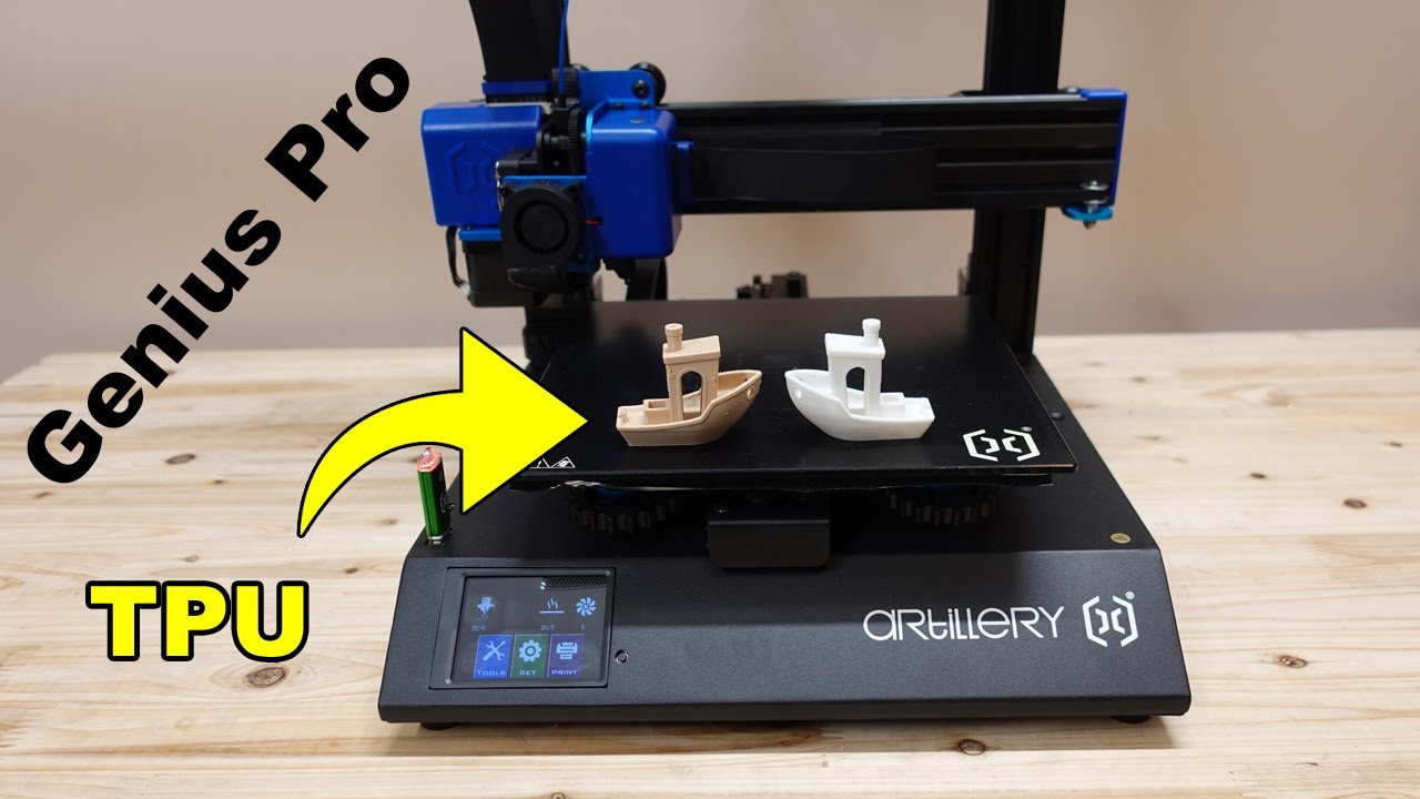 Artillery Genius Pro - the new TPU 3D printing champion in my collection