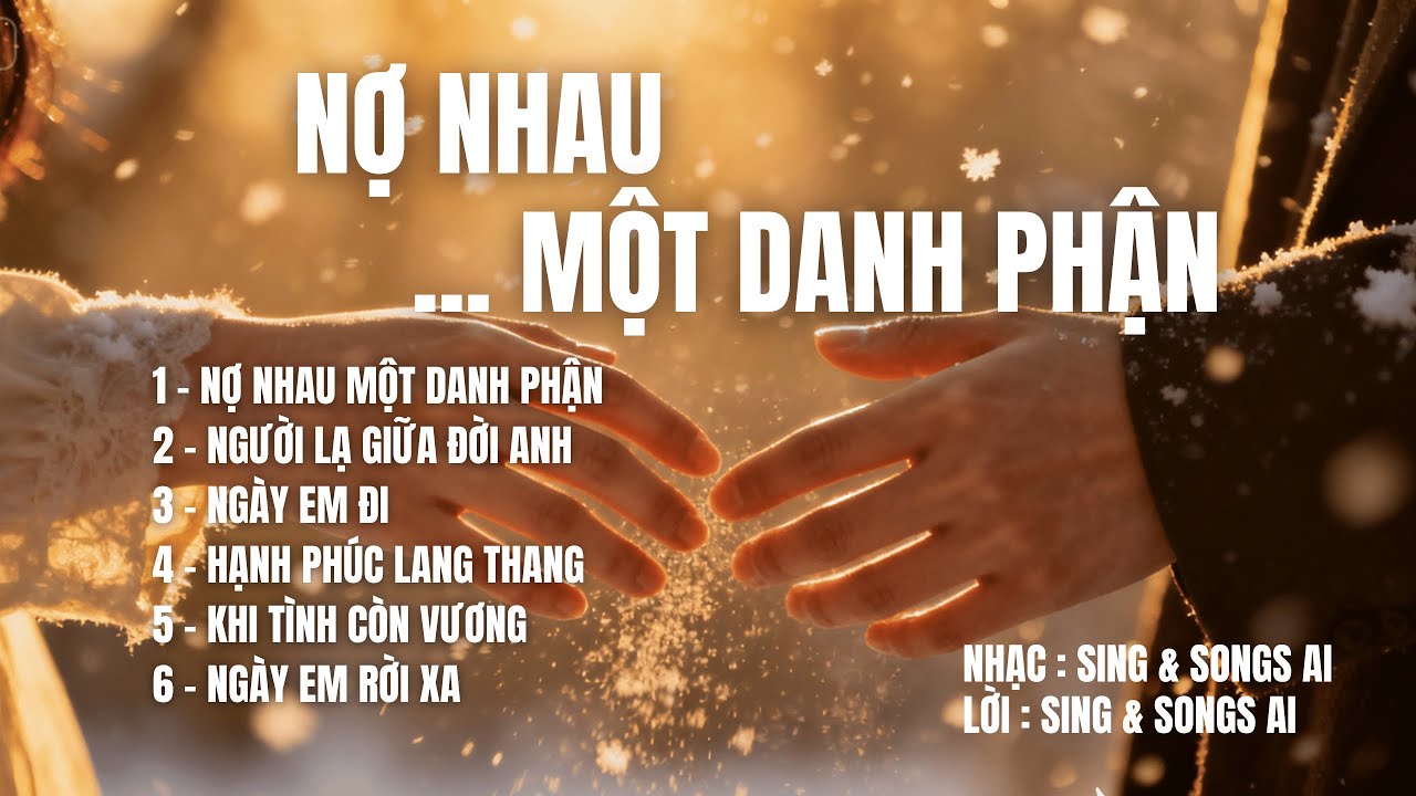 NỢ NHAU MỘT DANH PHẬN | Album Ballad Tâm Trạng Gây Thương Nhớ | SING & SONG MELODY