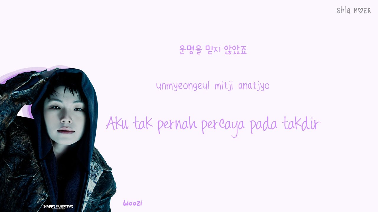 SEVENTEEN (세븐틴) Destiny (운명) (WOOZI Solo) [Han/Rom/Ina] Color CodedLyrics Lirik Terjemahan Indonesia
