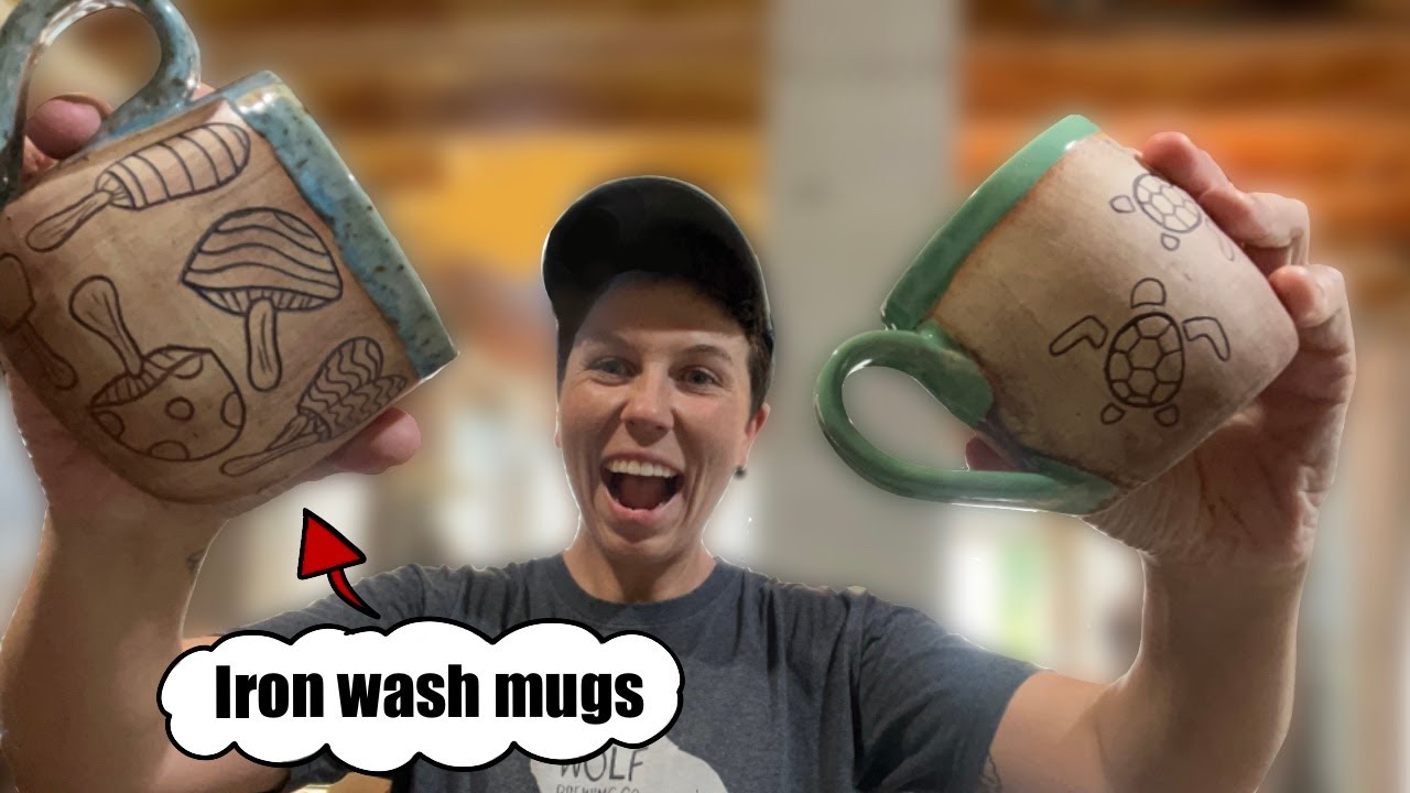How To Use Red Iron Oxide Wash on Pottery