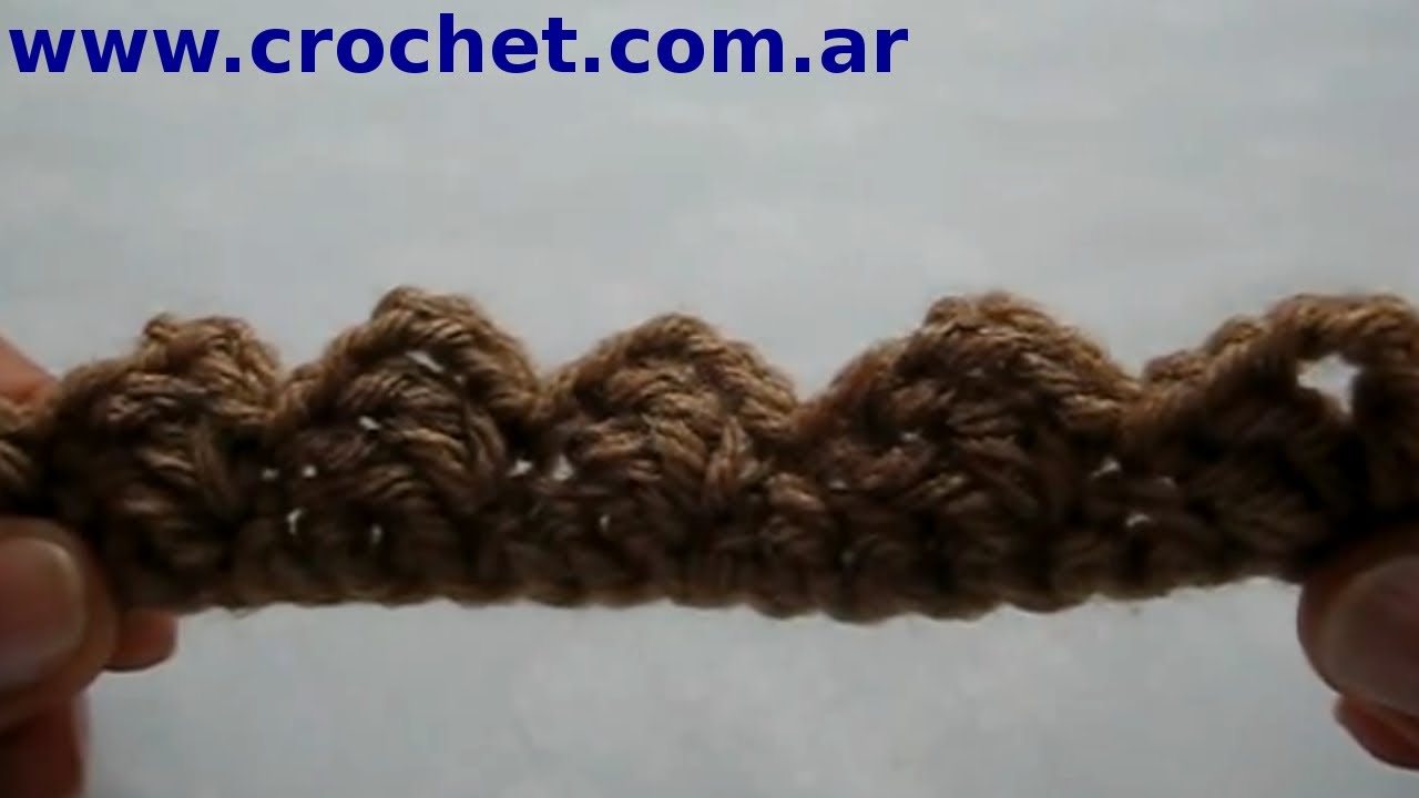 Puntilla en tejido #crochet o ganchillo (N° 2) tutorial paso a paso. Moda a Crochet