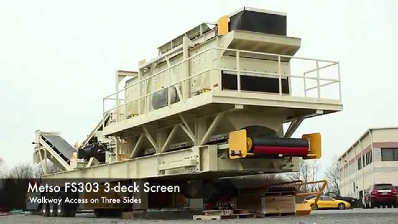 MC300HP-CC Portable Rock Crushing and Screening Plant with Metso HP300 Cone Crusher