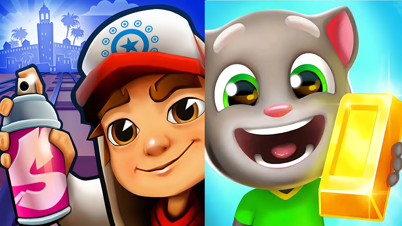 Subway Surfers : Marrakesh 2024 🆚 Talking Tom Gold Run