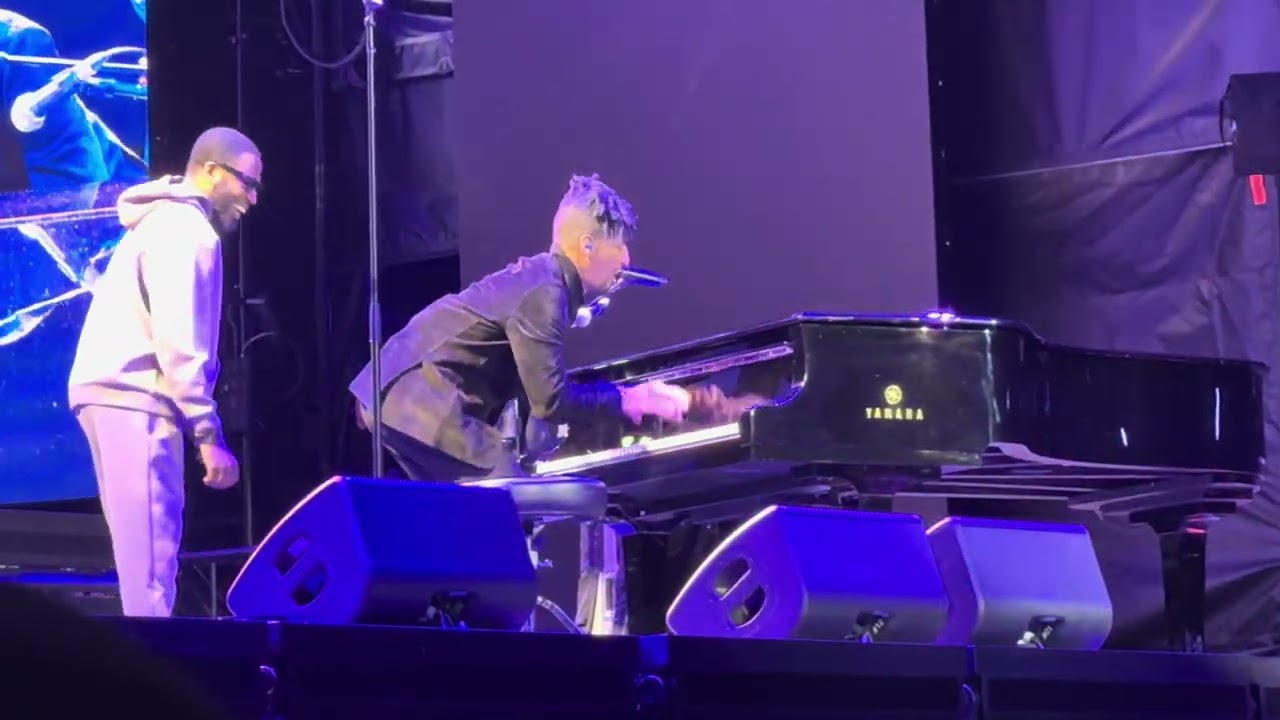 Jon Batiste and Cory Henry piano duel at NAMM 2025 🤯🤯🤯