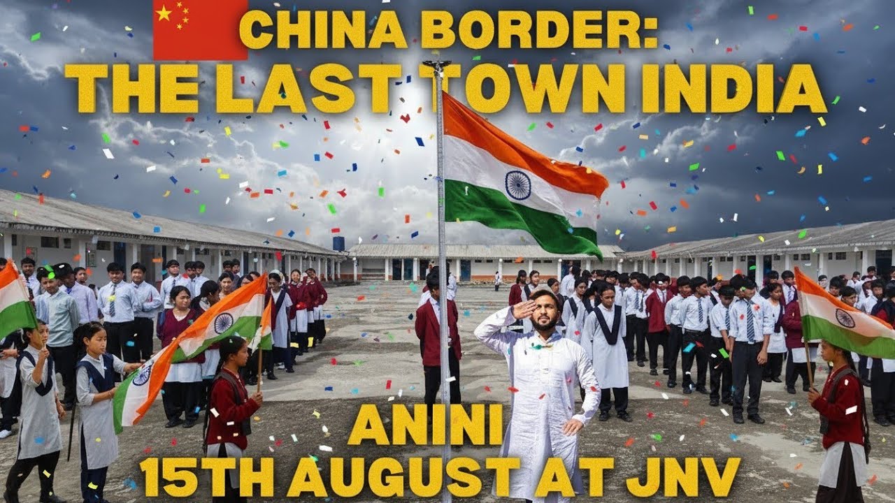 15th August Vlog at the last point of India-Anini,China Border|JNV ANINI Independent Day Celebration