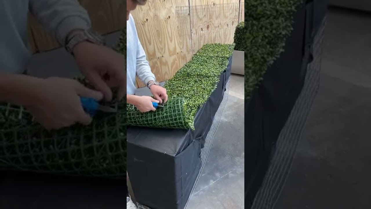 How to build a bespoke artificial topiary hedge