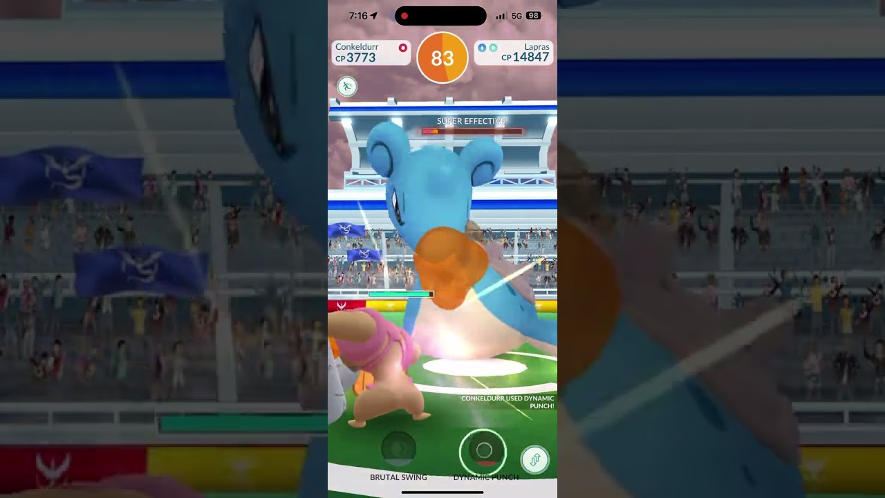 Pok&eacute;mon Go - Level 3 Raid - Lapras