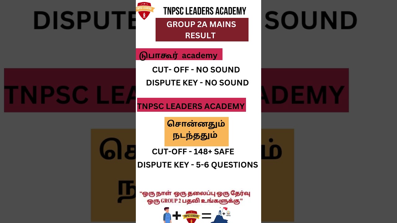 GROUP 2A MAINS CUT OFF PREDICTION #group2   #tnpsc #tnpscgroup4  #group4