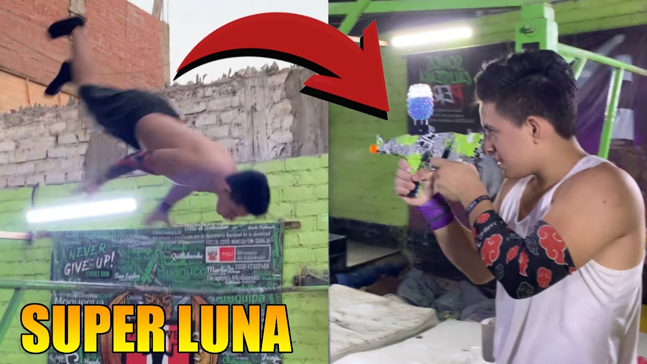 SUPER LUNA  EN UN COMBO DE FREESTYLE | CALISTENIA & STREET WORKOUT PERÚ | HAROLD RAMIREZ