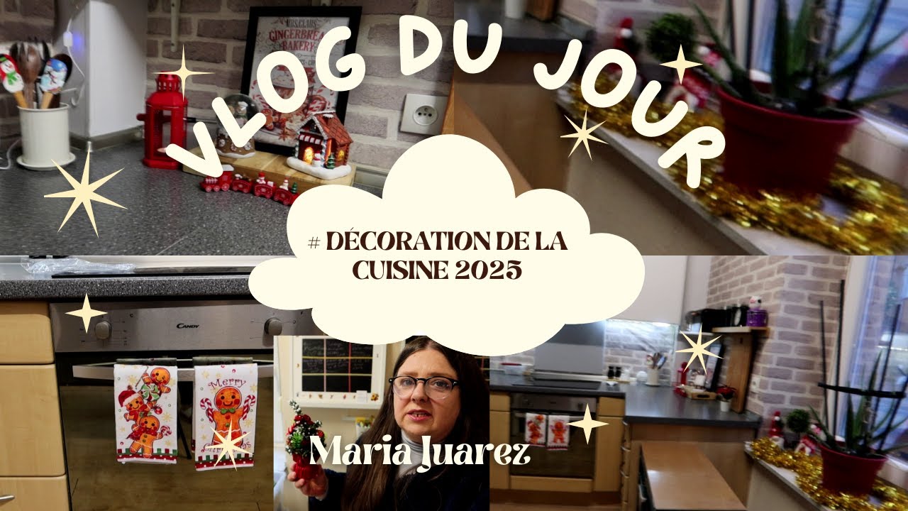 Décoration de la cuisine pour Noël 2025