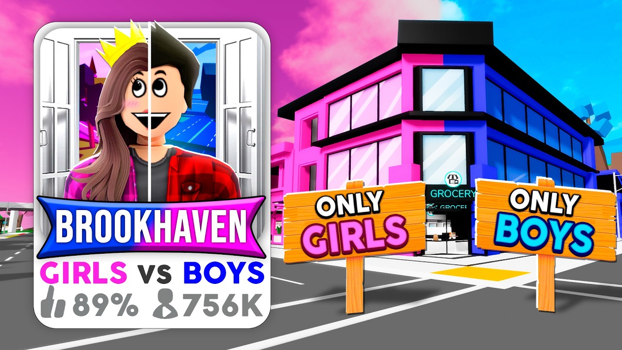 FIZ O BROOKHAVEN dos MENINOS VS MENINAS!