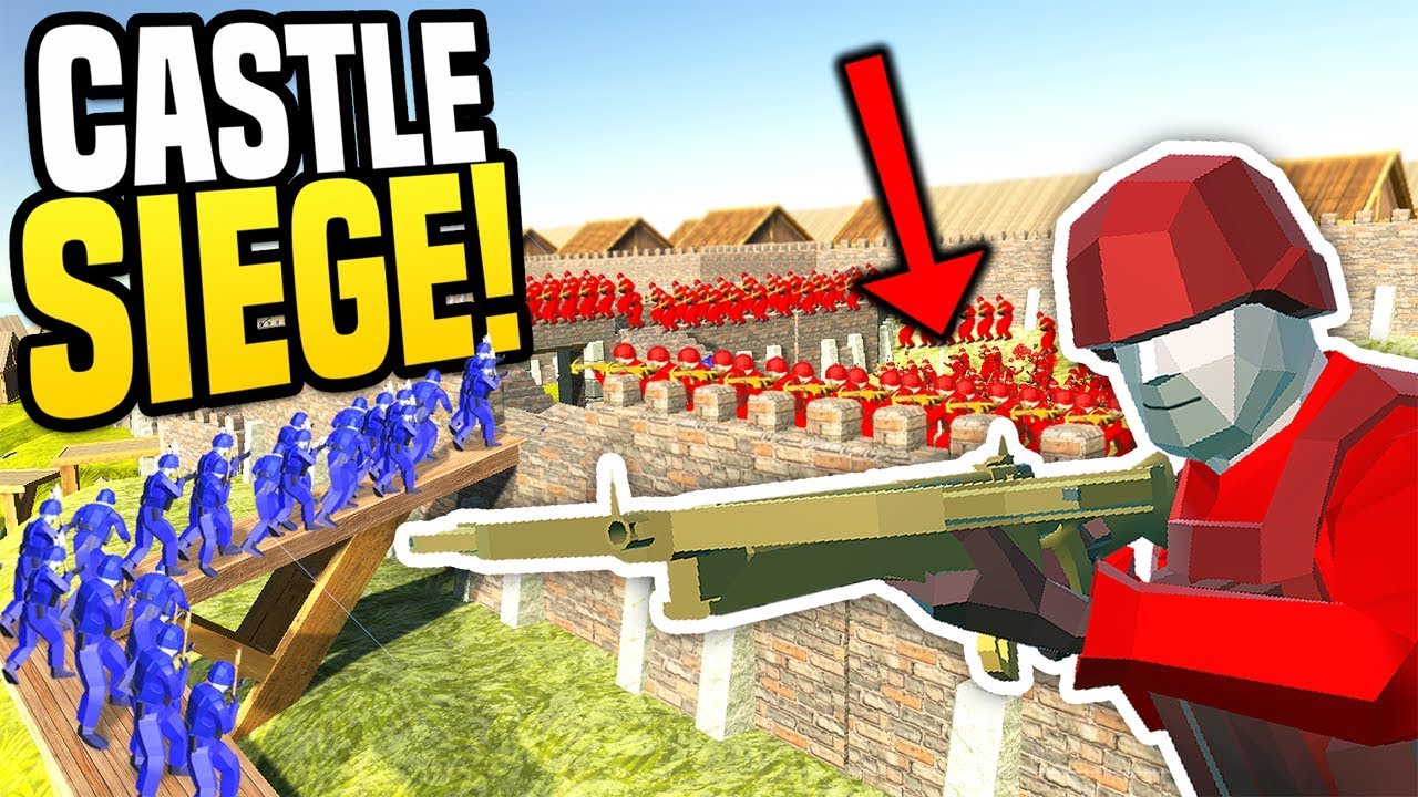 EPIC MEDIEVAL SIEGE - Ravenfield Gameplay | Huge Castle Battle! (Mod Showcase)