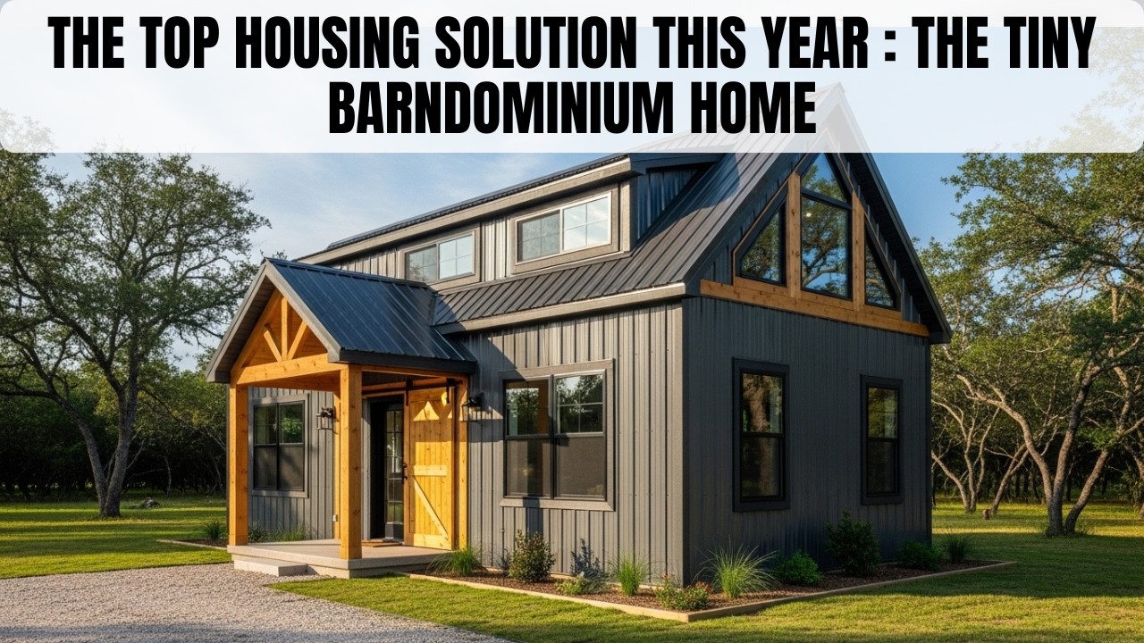 The Top Housing Solution This Year : The Tiny Barndominium Home