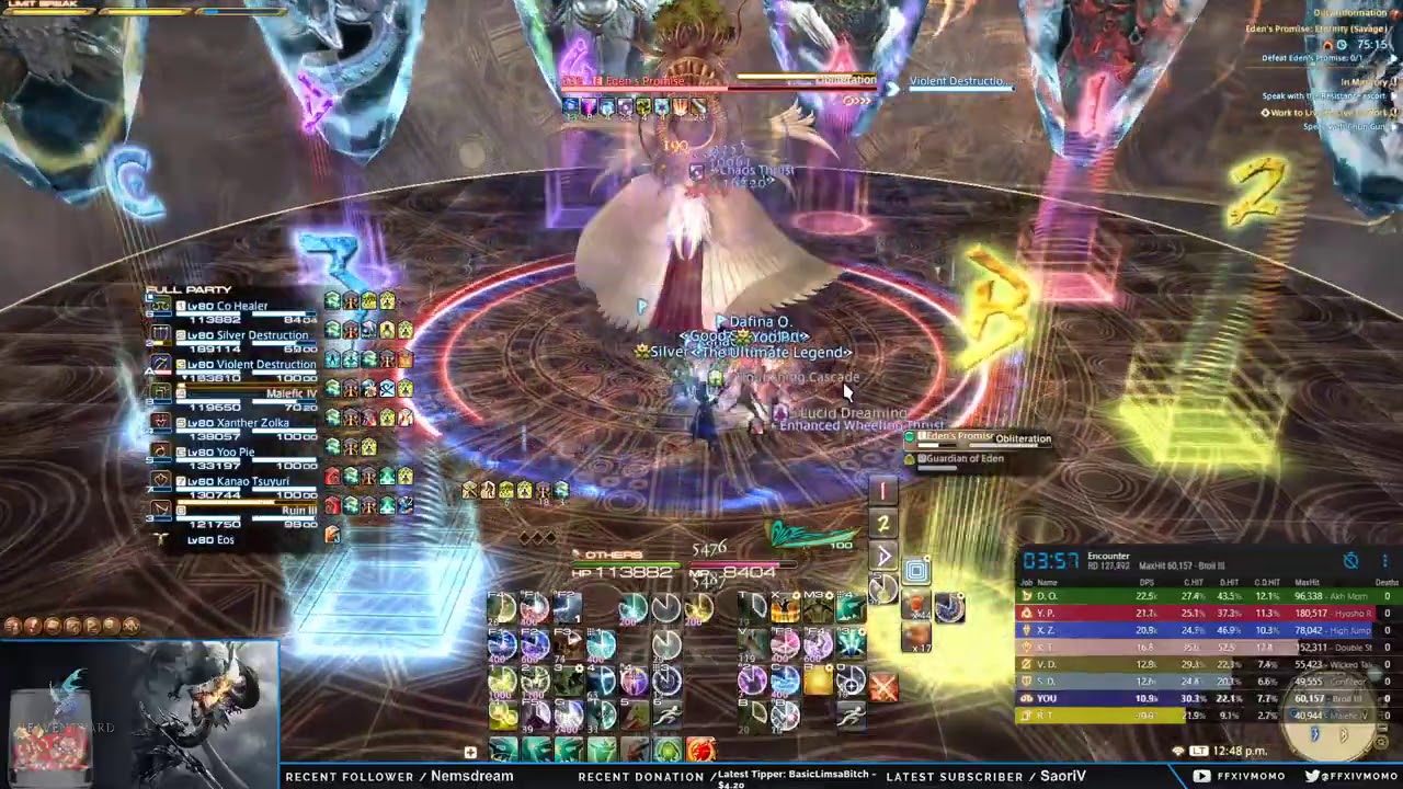 【FFXIV】Eden's Promise Clear [E12S] ~ Scholar POV
