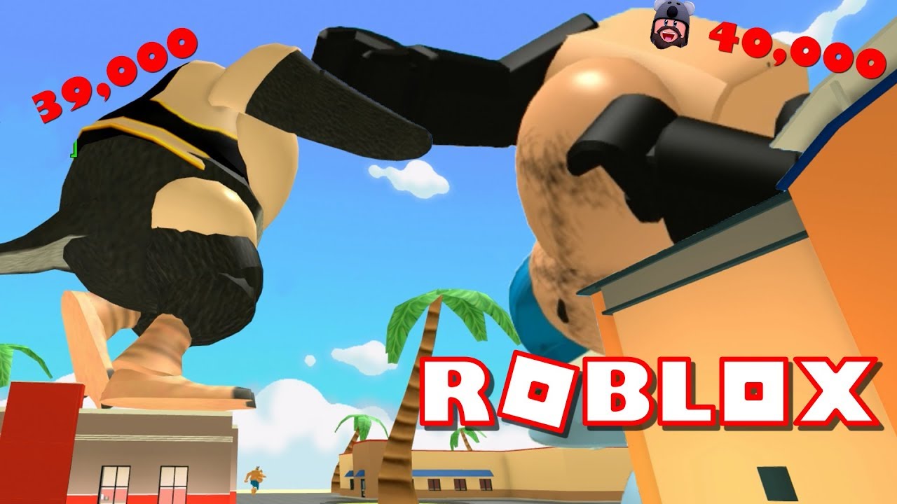 ROBLOX EATING SIMULATOR - FATTEST PLAYERS FIGHT!! (40000 FAT POWER)