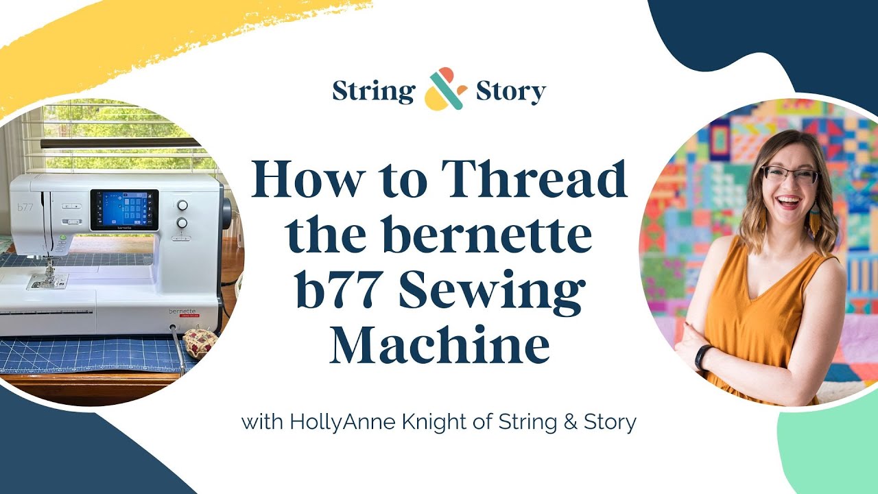 How to Thread the bernette b77 Sewing Machine