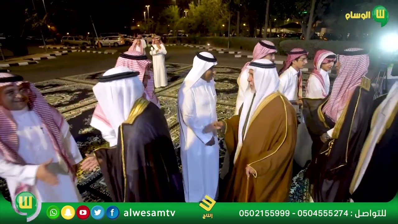 حفل ريان وطلال أبناء الشيخ محمد بن أحمد بن عامر نائب قبيلة تيهان ربيعه ورفيده وبني ثوعه