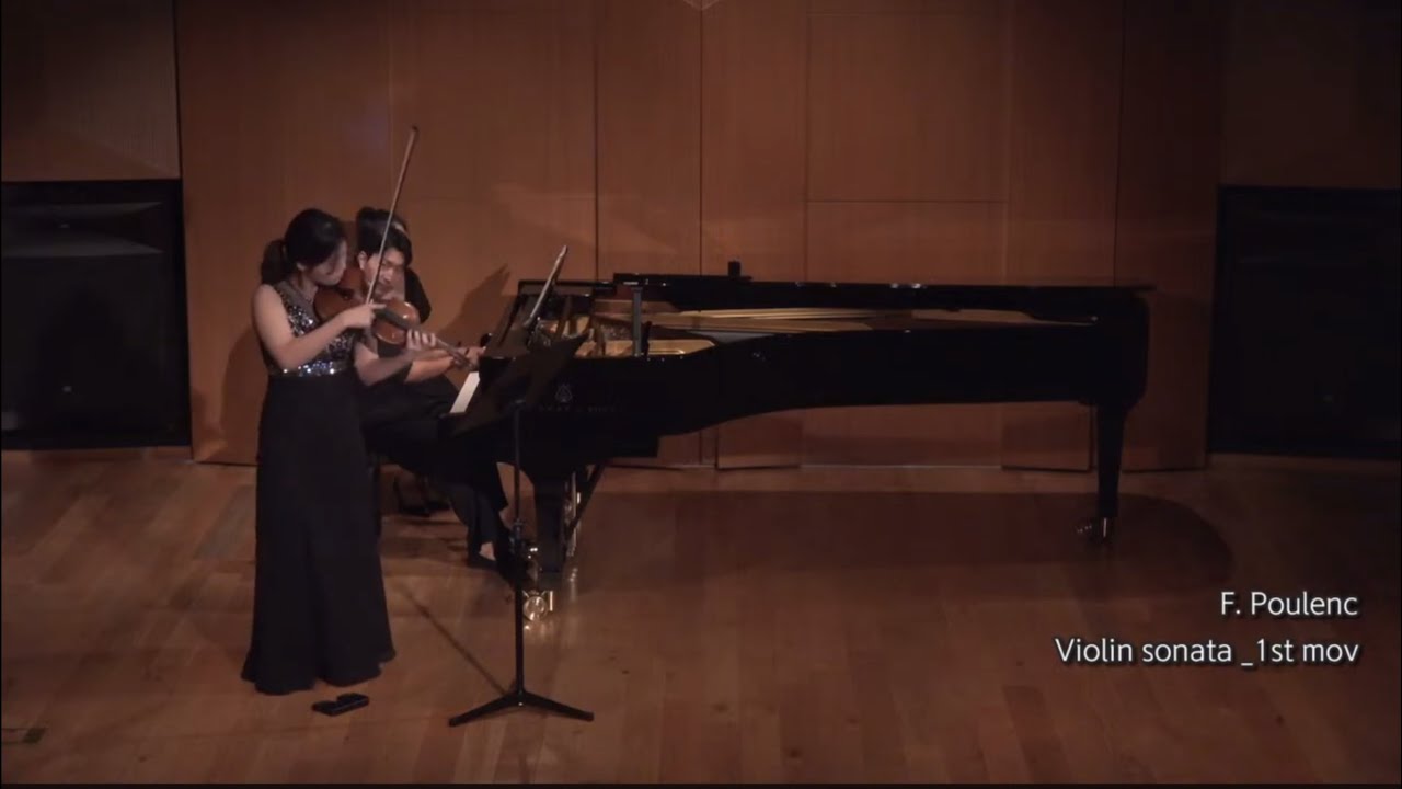 F.Poulenc sonata for violin and piano FP.119 -1st mov. (Dayeon Kim 서울대학교 2학년 )