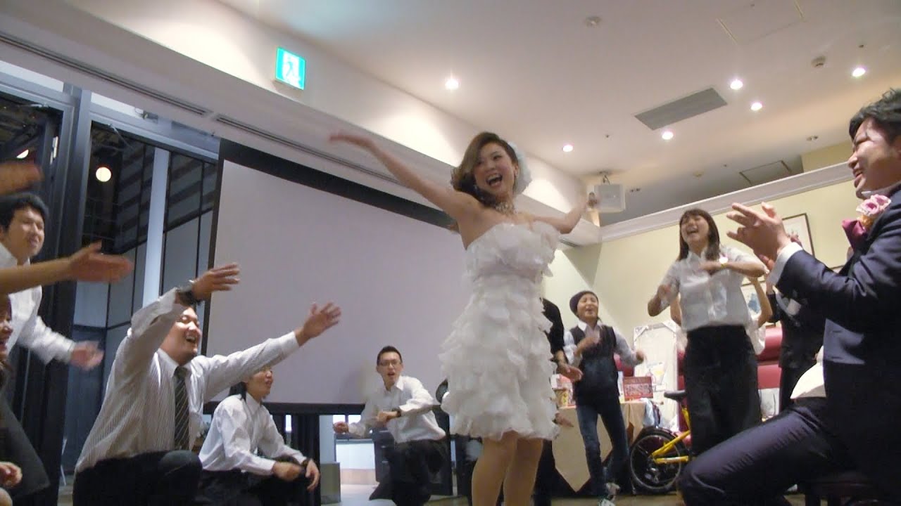 フラッシュモブ サプライズ 披露宴 「What Makes You Beautiful」　One Direction 