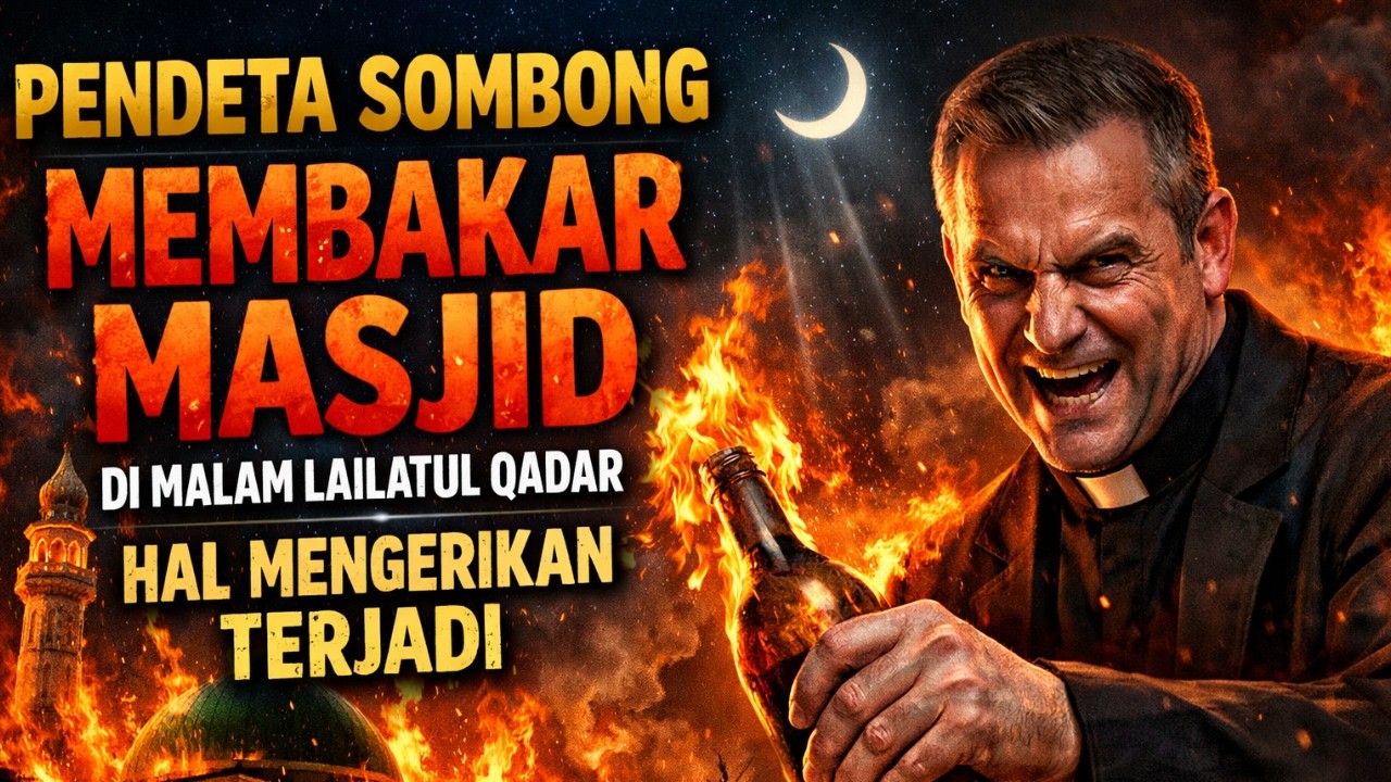 Inspirasi Ramadhan | Pendeta Sombong Membakar Masjid Di Malam Lailatul Qadar Hal Mengerikan Terjadi