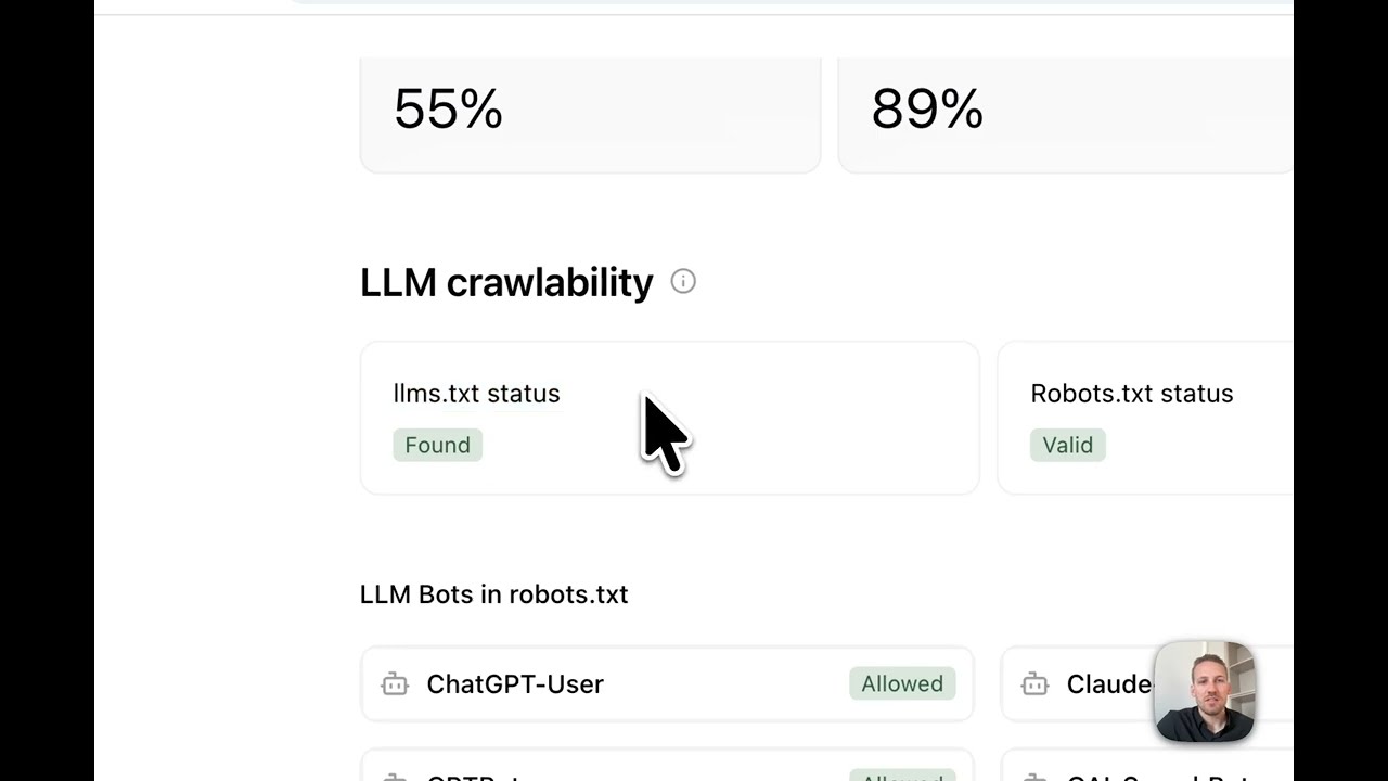 Run LLM Audits with One Click to Optimize for AI Search Engines