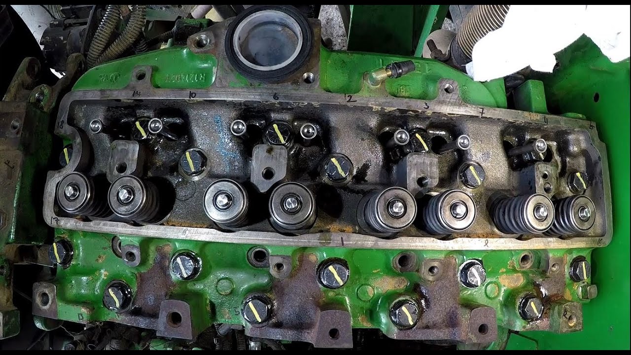 JD 6420 Head Gasket Job