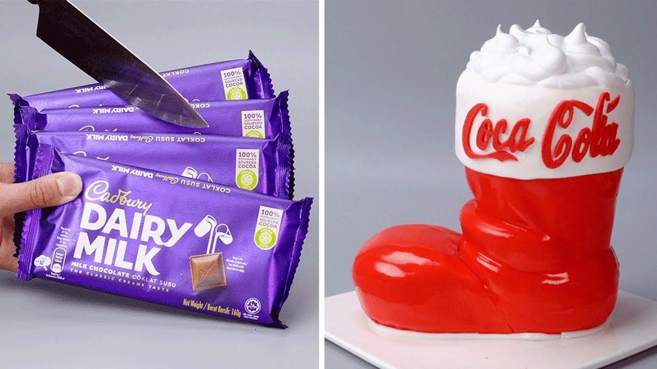 Satisfying 3D COCA-COLA Cake Decorating Ideas | Fancy Fondant Cake Decorating Tutorial