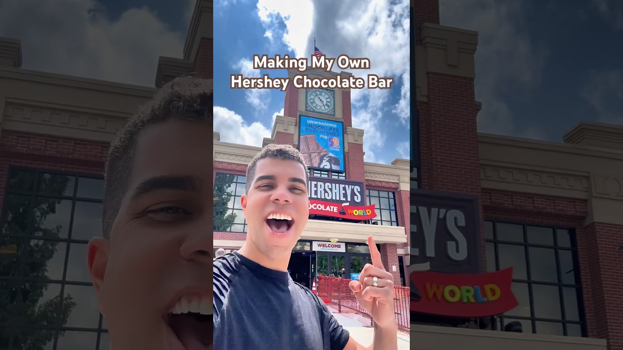 Make Your Own Hershey Chocolate Bar! 😱 #shorts