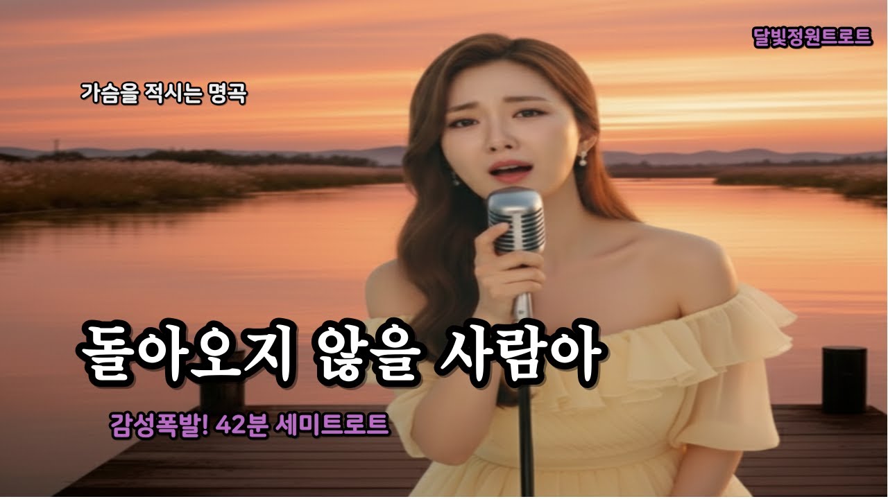 돌아오지 않을 사람아 ,  이제와서 뭐하나요   | 가슴 찢는 이별 ㅣ 7080 감성세미트로트 플레이리스트 42분
