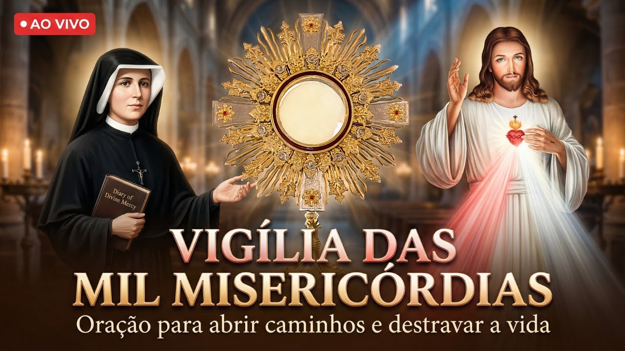Terço da Misericórdia ao vivo - Vigília de Oração Por Cura e Libertação