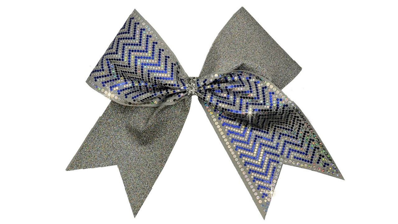 How To Make A Holographic Chevron Spangle Cheer Bow
