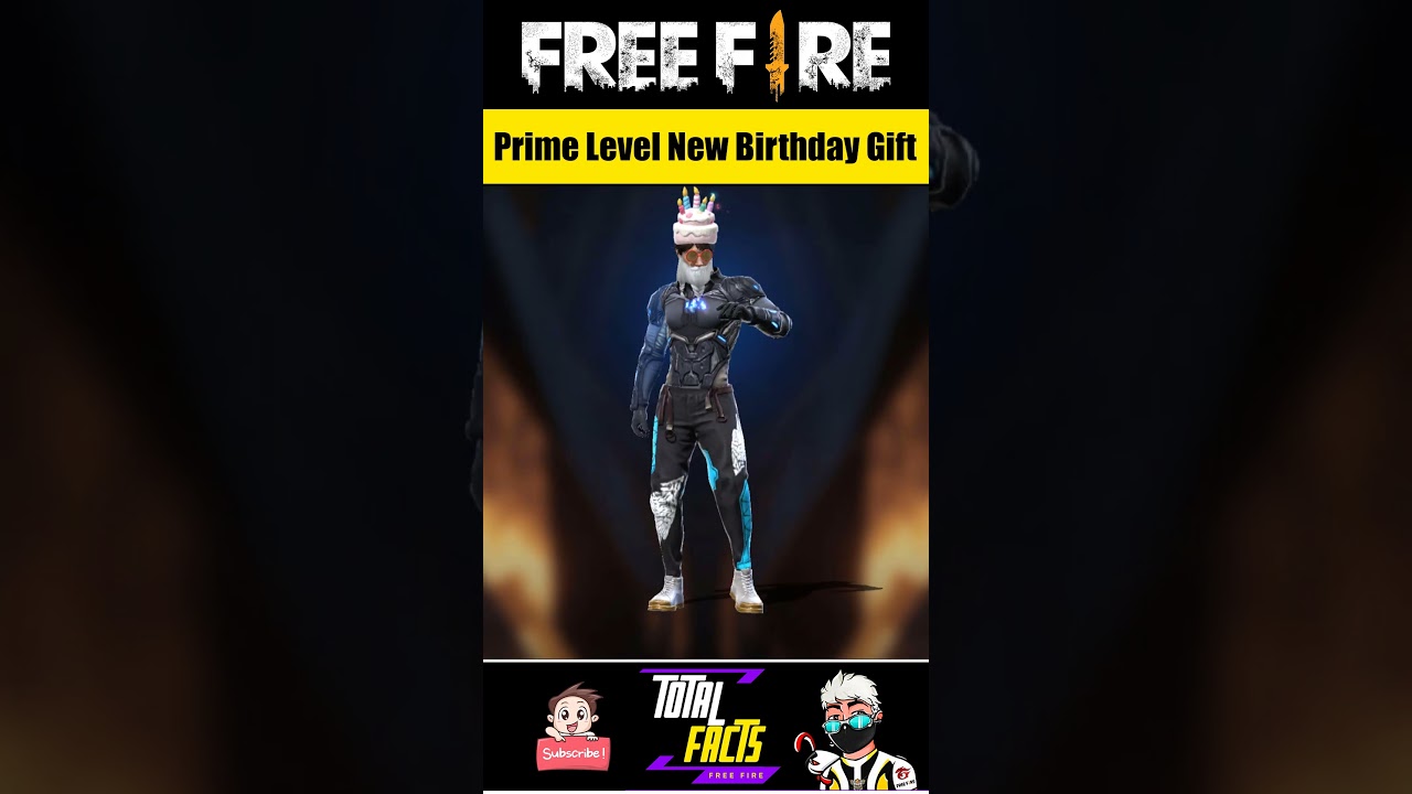 Prime Level New Birthday Gift FREE 100 Diamonds  & Rewards 💝 Free Fire