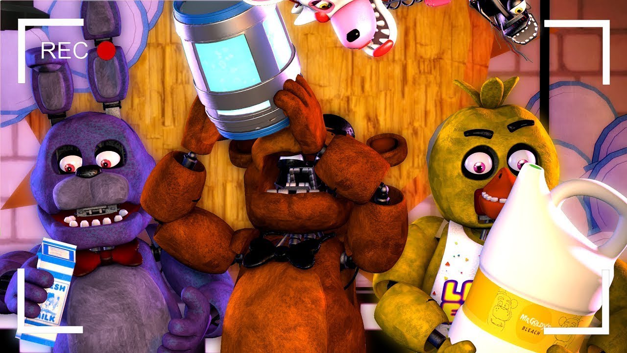 FNAF Characters and Their Favorite Drinks ANIMATED