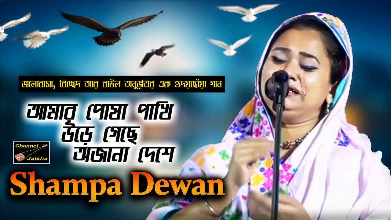 আমার পোষা পাখি উড়ে গেছে অজানা দেশে | সম্পা দেওয়ান  | Amar Posha Pakhi | New Baul Song