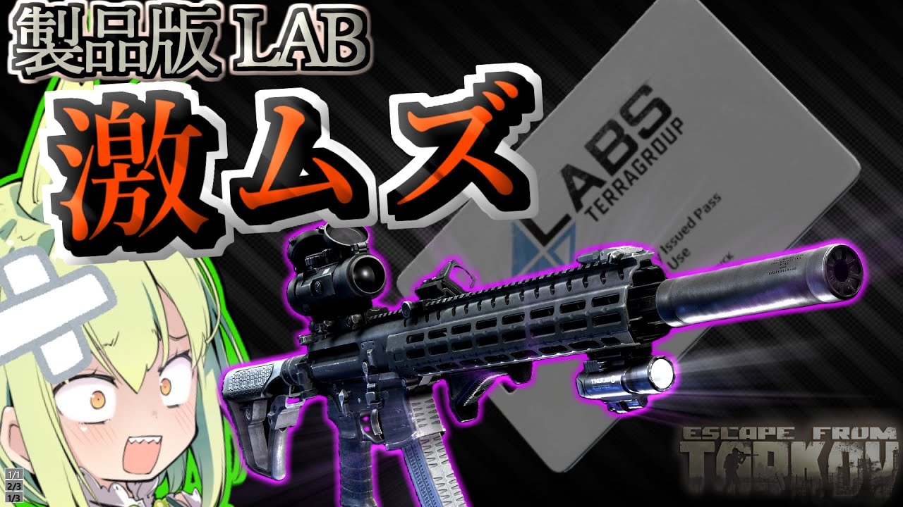 【EFT PVP】メインストーリーを進めるべくラボにチャレンジするずんだもん #58【VOICEPEAK実況】タルコフ , MPX , LAB , tour ,