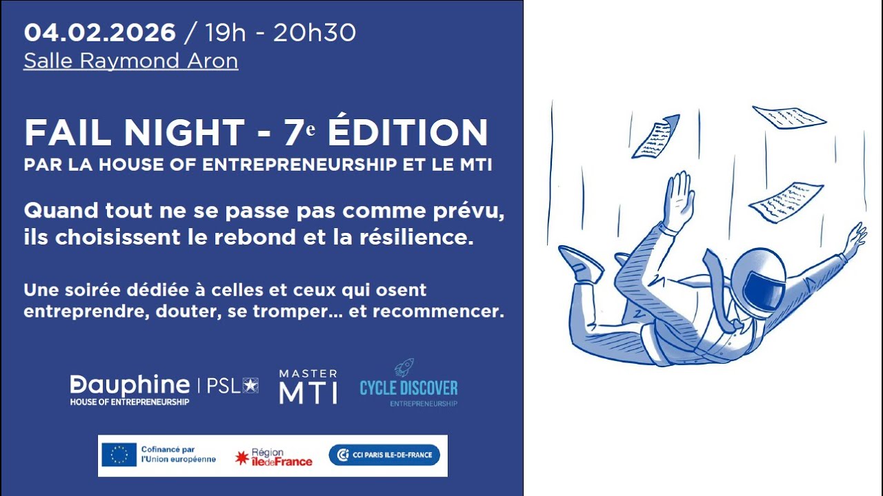 Fail Night #7 - Parce que l’échec fait aussi partie du parcours | House of Entrepreneurship