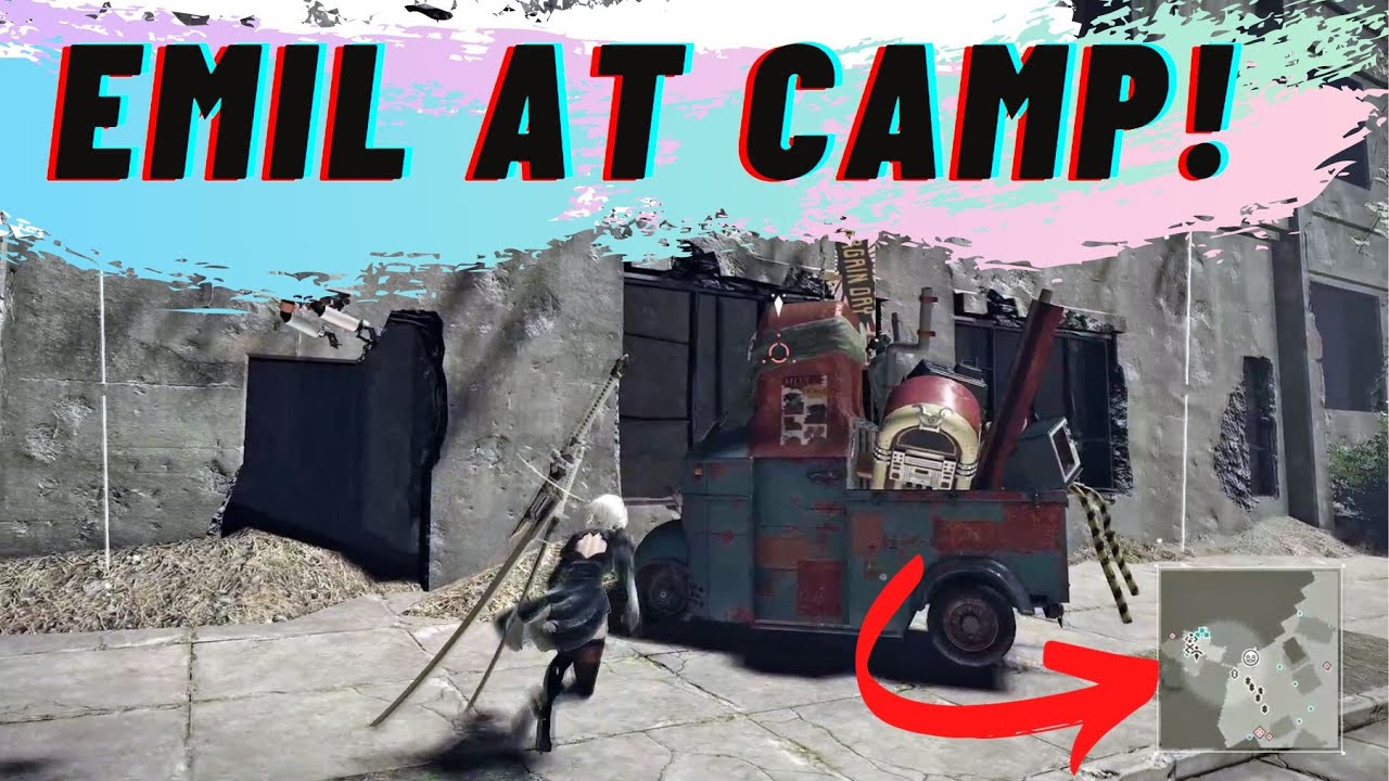 Nier Automata | Как сделать так, чтобы магазин Эмиля появился рядом с лагерем сопротивления (посл...