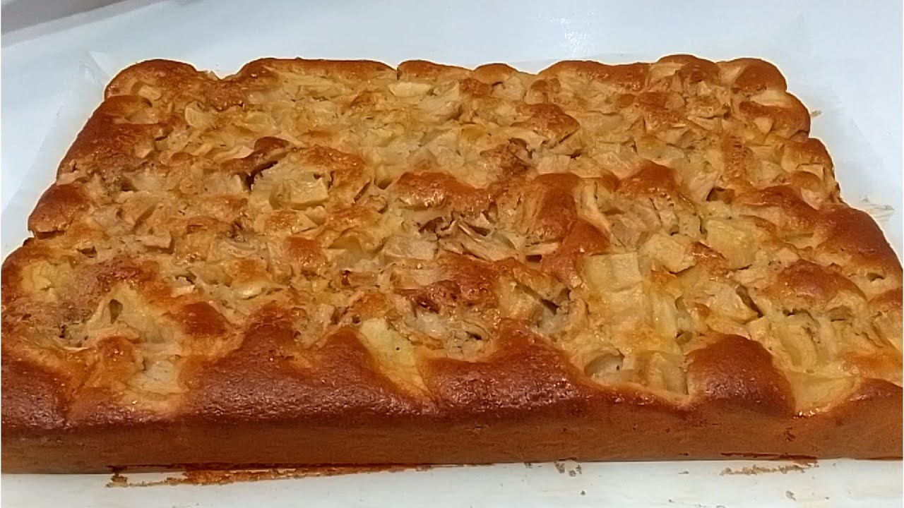 Яблочный пирог, пышный, вкусный, легкий, быстрый и очень вкусный!!! Яблочный пирог без миксера!!!🍎